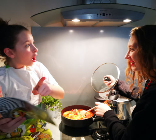 Enjoy yourself while cooking