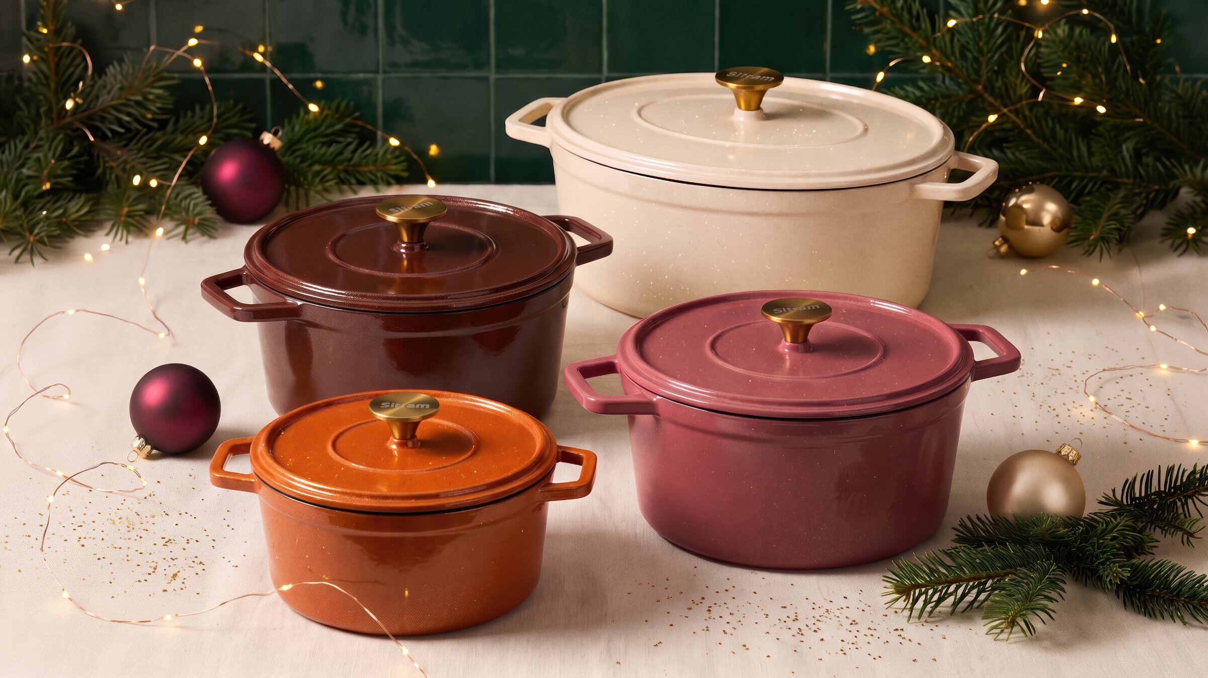 Cocotte Marron emballée en cadeau