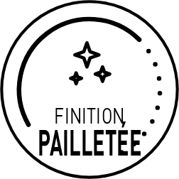 Finition pailletée