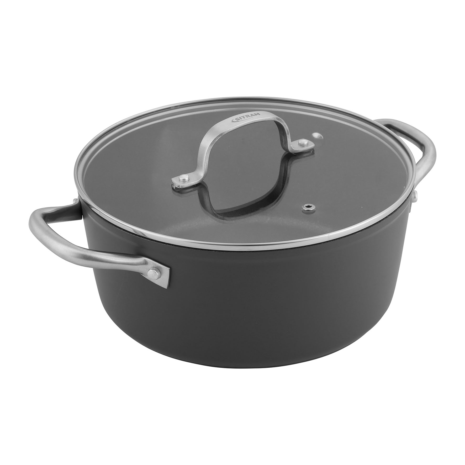 Sitram 715454 Casserole Aluminium pressé recyclé…