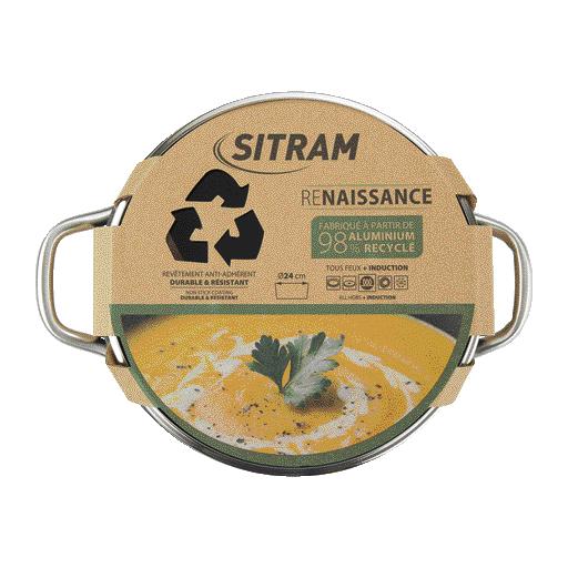 Faitout Sitram En Aluminium Pressé Recyclé 714830