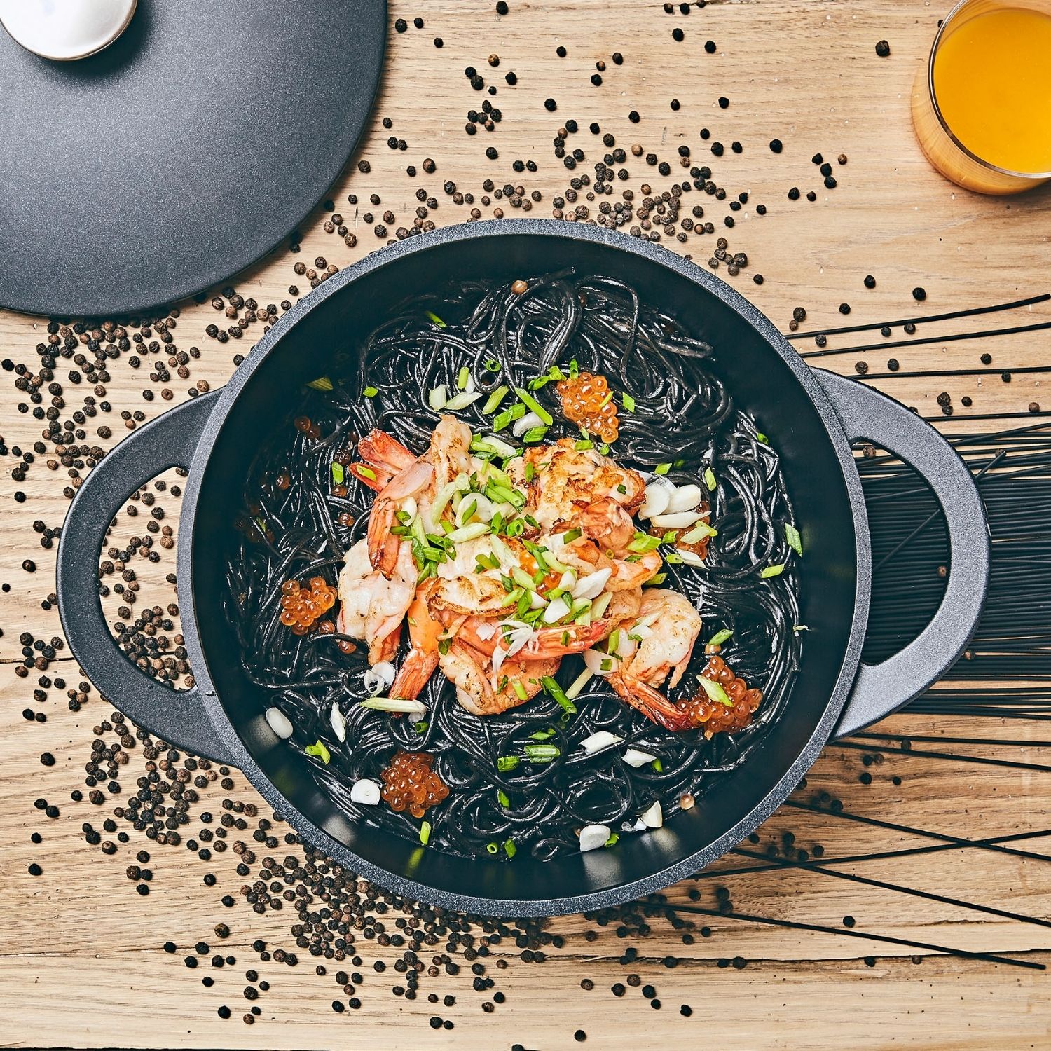 Recette Pâtes à l'encre de seiche SITRAM