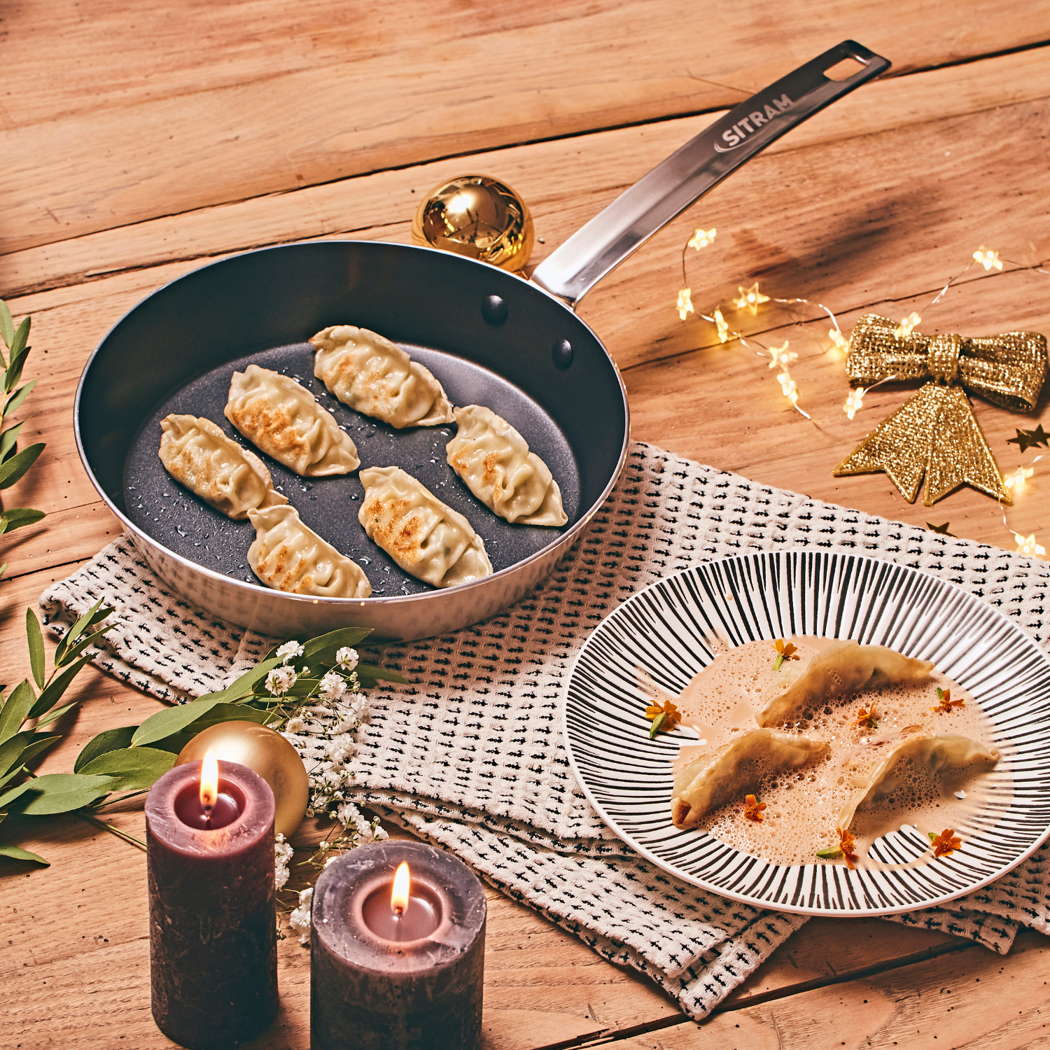 Recette Gyozas végétariens SITRAM
