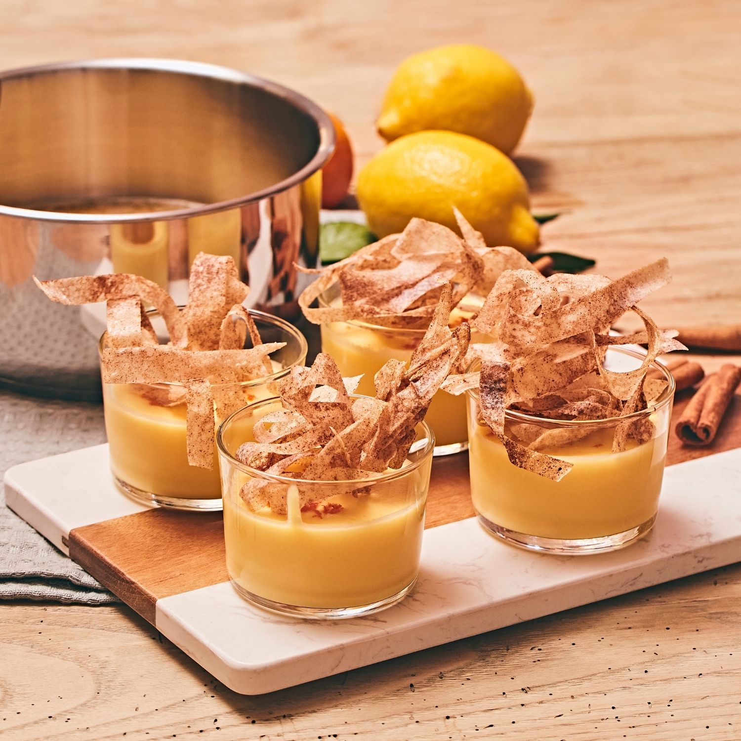 Recette crème clémentine et citron SITRAM
