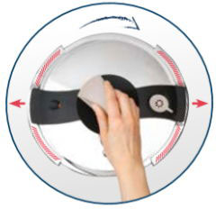 Rack and pinion closure