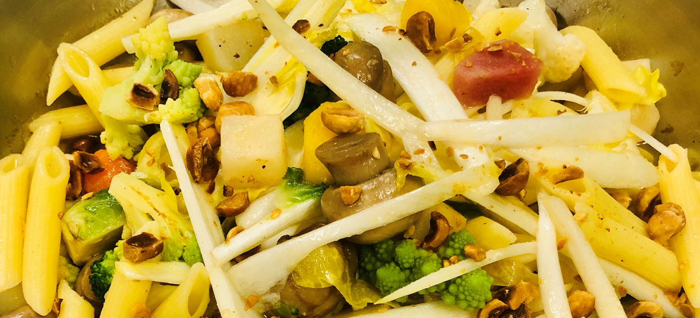 SITRAM recette Cuit cru légumes penne