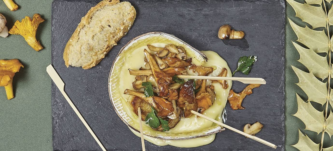 SITRAM recette fromage fondu champignons automne