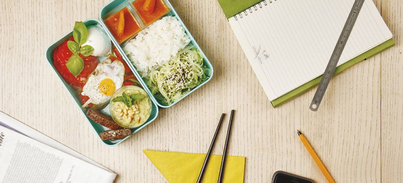 SITRAM recipe for bento box with tomato and mozzarella