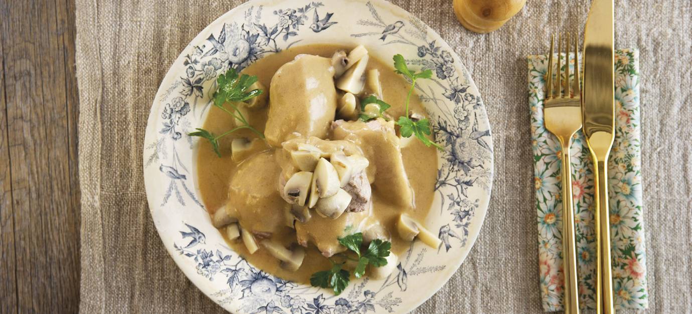 SITRAM recette Blanquette de veau au lait et citron