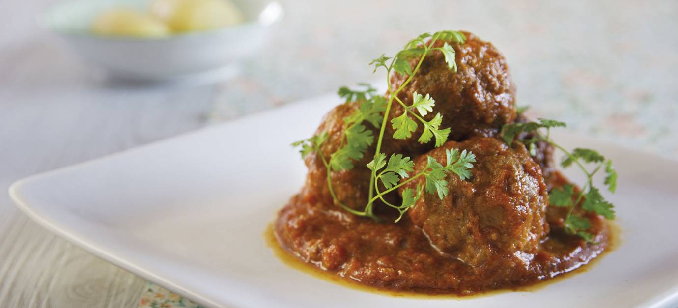SITRAM recipe for meatballs with tomato sauce