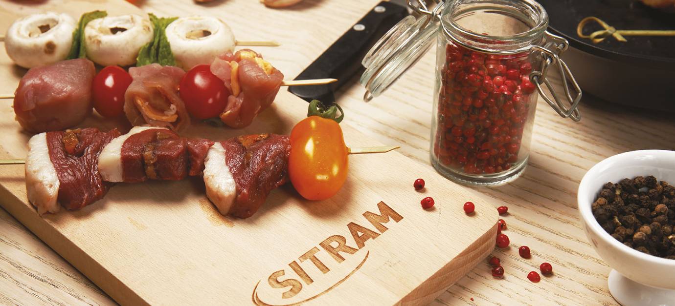 SITRAM recipe for grilled summer skewers