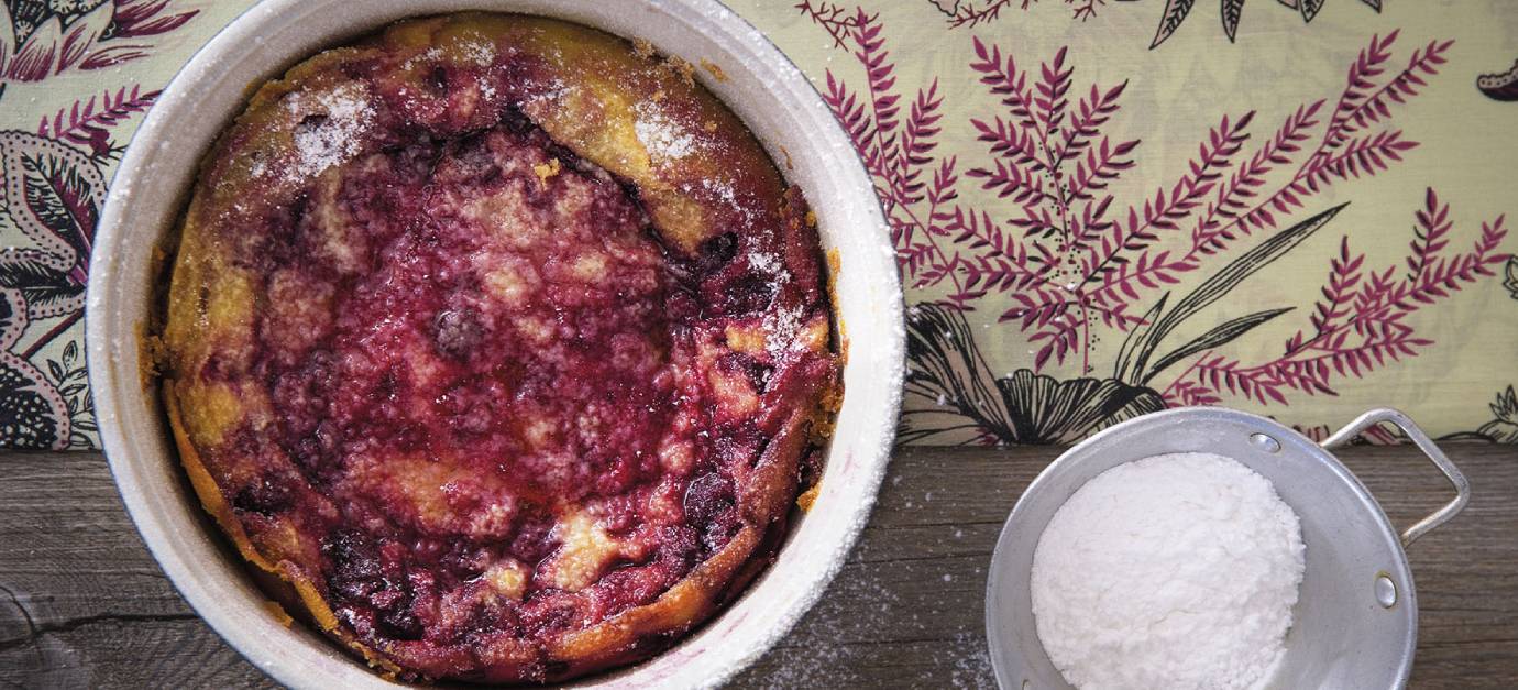 SITRAM recipe for cherry clafoutis