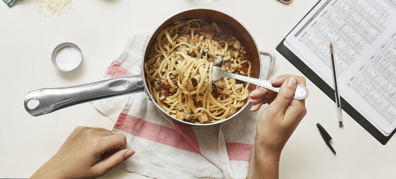 SITRAM recette pâtes aux sardines en moins de dix minutes