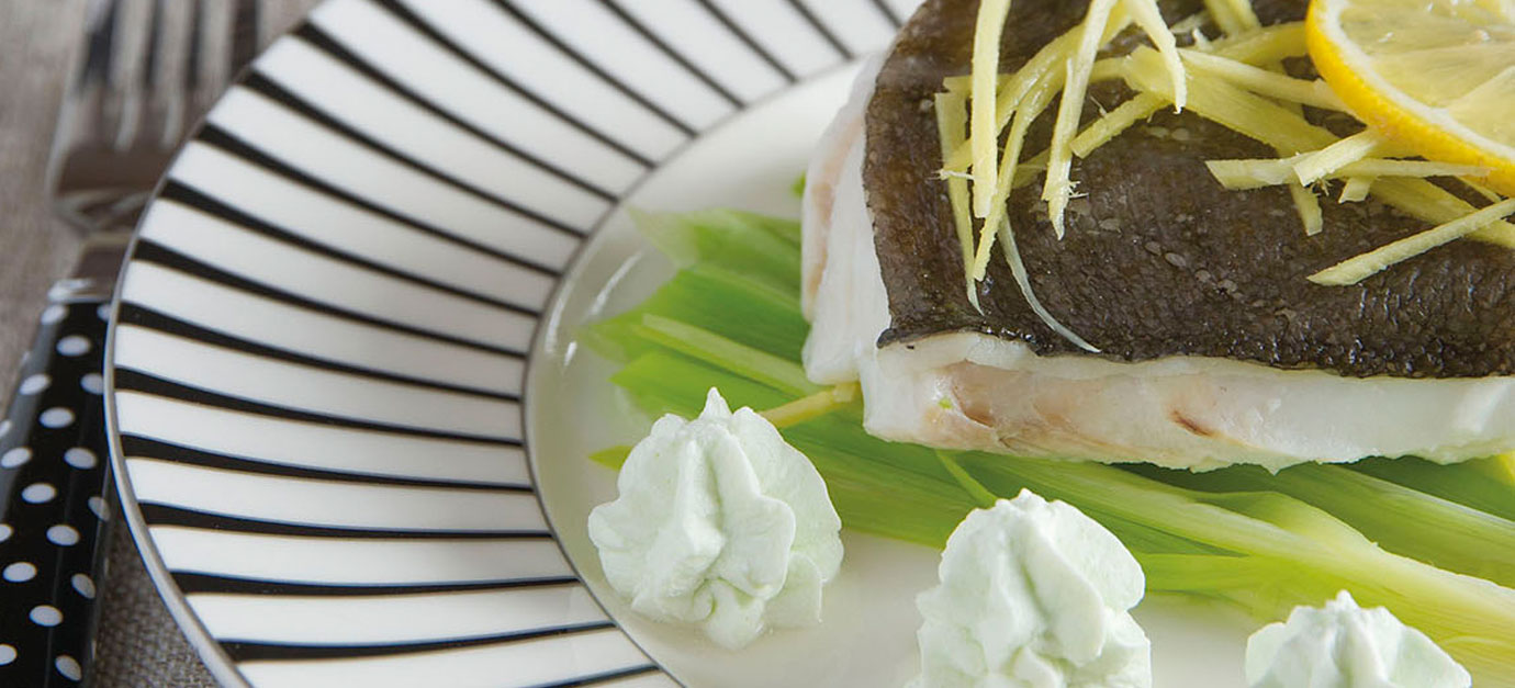 SITRAM recette Pavé de cabillaud et blancs de poireaux à la vapeur de citron gingembre