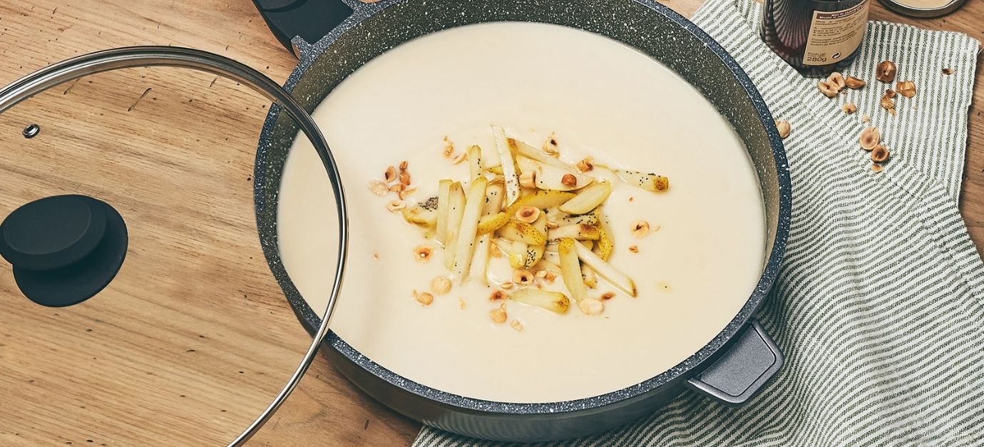 SITRAM recipe for celery root &amp; pear soup