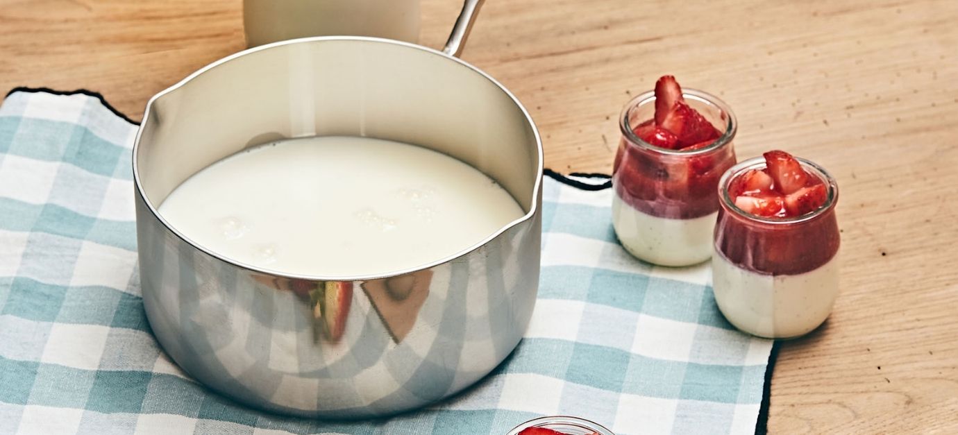 SITRAM Panna Cotta aux fraises