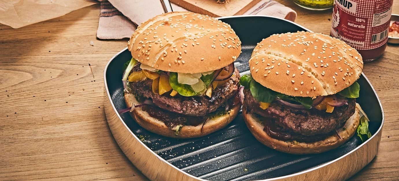 SITRAM recette burger d'été au Pesto