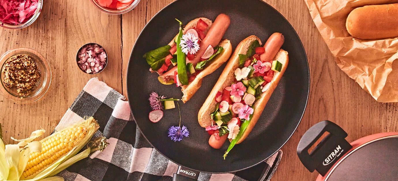 SITRAM recette Hot Dog pickles