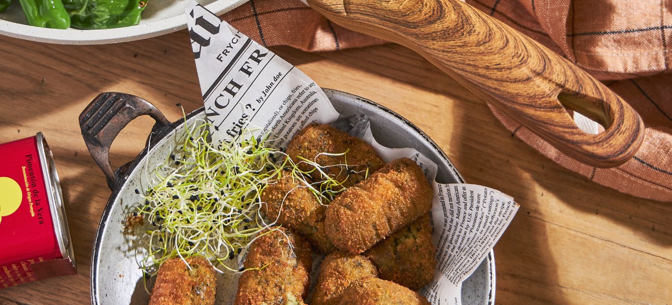 SITRAM padron peppers and croquetas