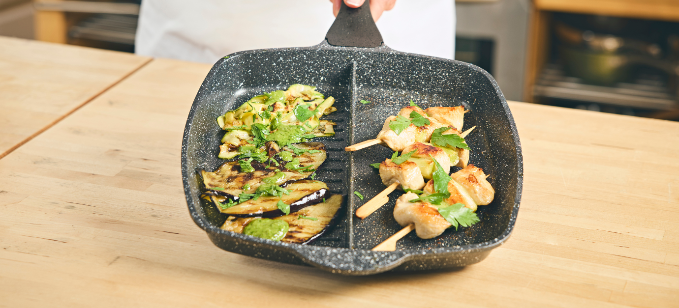 SITRAM recette Poulet et légumes grillés