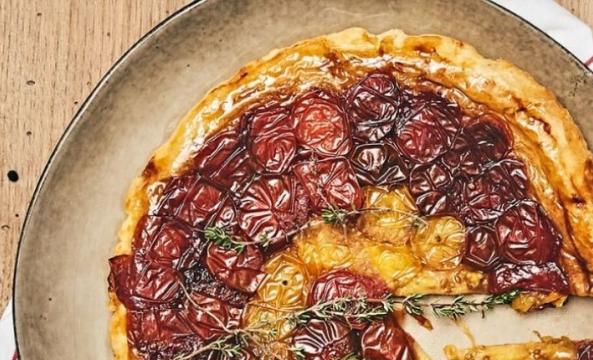 Tatin de tomates cerises