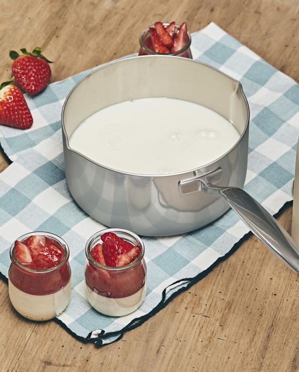 Panna Cotta aux fraises