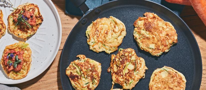 Blinis à la crème de poivrons